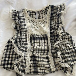 Free people sleeveless top size 4